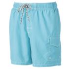 Men's Sonoma Goods For Life&trade; Microfiber Swim Trunks, Size: Xl, Med Blue