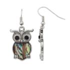 Believe In Owl Nickel Free Drop Earrings, Women's, Multicolor