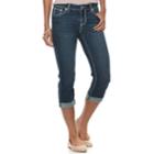 Women's Apt. 9&reg; Embellished Capri Jeans, Size: 16, Med Blue