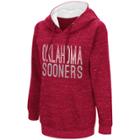 Women's Campus Heritage Oklahoma Sooners Throw-back Pullover Hoodie, Size: Medium, Med Red