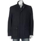 Men's Dockers Wool-blend Stadium Jacket, Size: Medium, Black