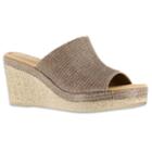 Tuscany By Easy Street Octavia Women's Wedge Sandals, Size: 7.5 Wide, Brown