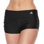 Women's Adidas Shirred Swim Shorts, Size: Xl, Black