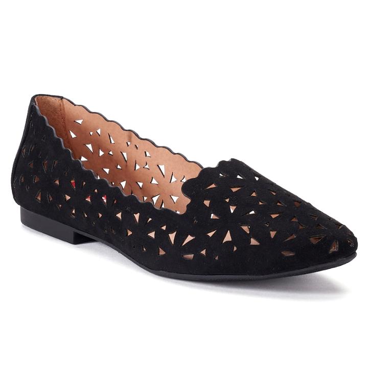 Unionbay Welcome Women's Ballet Flats, Size: 8, Black