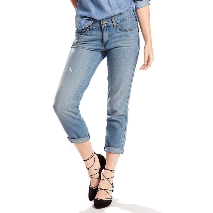 Levi's, Women's Boyfriend Jeans, Size: 14/32, Med Blue