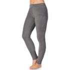 Plus Size Cuddl Duds Stretch Fleece Leggings, Women's, Size: 2xl, Grey (charcoal)