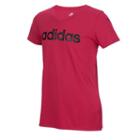 Girls 7-16 Adidas Climalite Foil Graphic Tee, Size: Small, Dark Pink