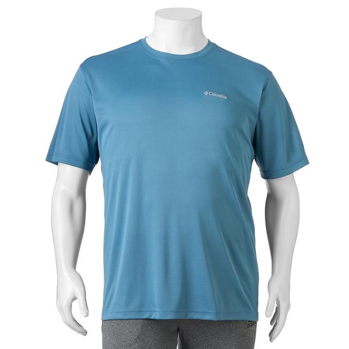 Big & Tall Columbia Clear Creek Classic-fit Omni-wick Performance Tee, Men's, Size: Xl Tall, Blue (navy)