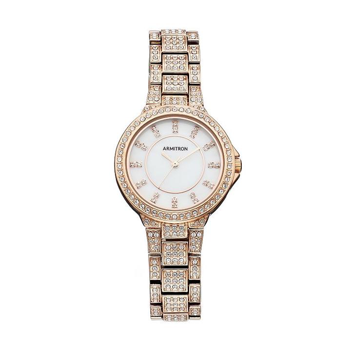 Armitron Women's Crystal Watch - 75/5317mprg, Multicolor
