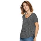 Women's Popsugar Essential Relaxed Tee, Size: Xl, Black