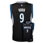 Boys 8-20 Adidas Minnesota Timberwolves Ricky Rubio Black Nba Jersey, Boy's, Size: M(10-12)