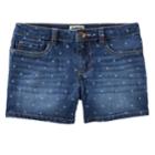 Girls 4-12 Oshkosh B'gosh&reg; Star Denim Shorts, Size: 4, Blue