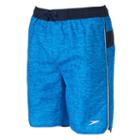 Men's Speedo Vaporplus Surface Veneer Volley Shorts, Size: Xl, Med Blue