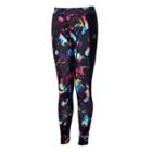 Girls 7-16 Adidas Climalite Go With The Flow Leggings, Size: Small, Black Print