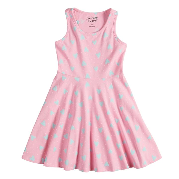Girls 4-10 Jumping Beans&reg; Racerback Swing Dress, Size: 6x, Brt Pink