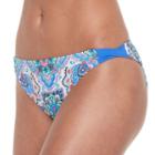 Juniors' Malibu Print Hipster Bottoms, Size: Medium, Blue Other