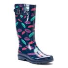 Western Chief Pretty Parasols Women's Rain Boots, Size: 6, Med Blue