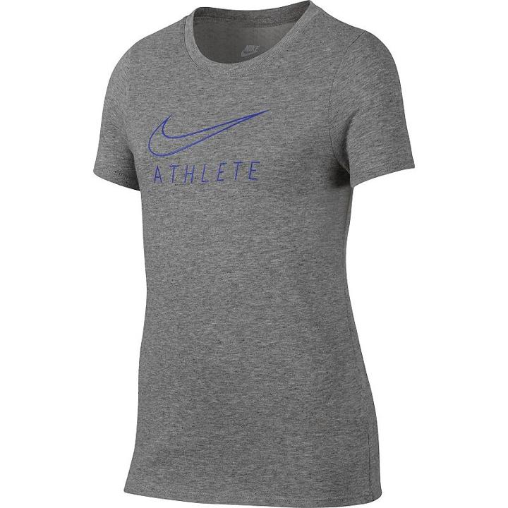 Girls 7-16 Nike Dri-fit Athlete Swoosh Tee, Girl's, Size: Xl, Grey Other