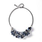 Simply Vera Vera Wang Bead Swag Necklace, Women's, Blue