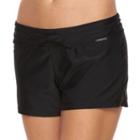 Women's Zeroxposur Solid Swim Shorts, Size: 6, Liquorice