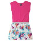 Girls 4-6x French Toast Glitter Waistband Dress, Size: 4, Med Pink