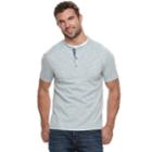 Men's Method Mock-layer Henley, Size: Xl, Dark Grey