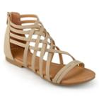Journee Collection Hanni Women's Sandals, Girl's, Size: 7, Natural