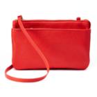 Apt. 9&reg; Baxter Rfid-blocking Double Entry Crossbody Wallet, Women's, Red