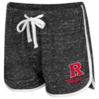 Women's Colosseum Rutgers Scarlet Knights Gym Shorts, Size: Small, Grey (charcoal)