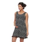 Maternity A:glow Fringe Shift Dress, Women's, Size: Xl-mat, Black