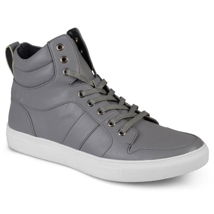 Vance Co. Jarius Men's High-top Sneakers, Size: Medium (10.5), Grey