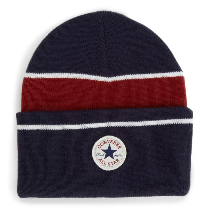 Converse Chuck Taylor Block Knit Cap, Women's, Blue Size Onesize