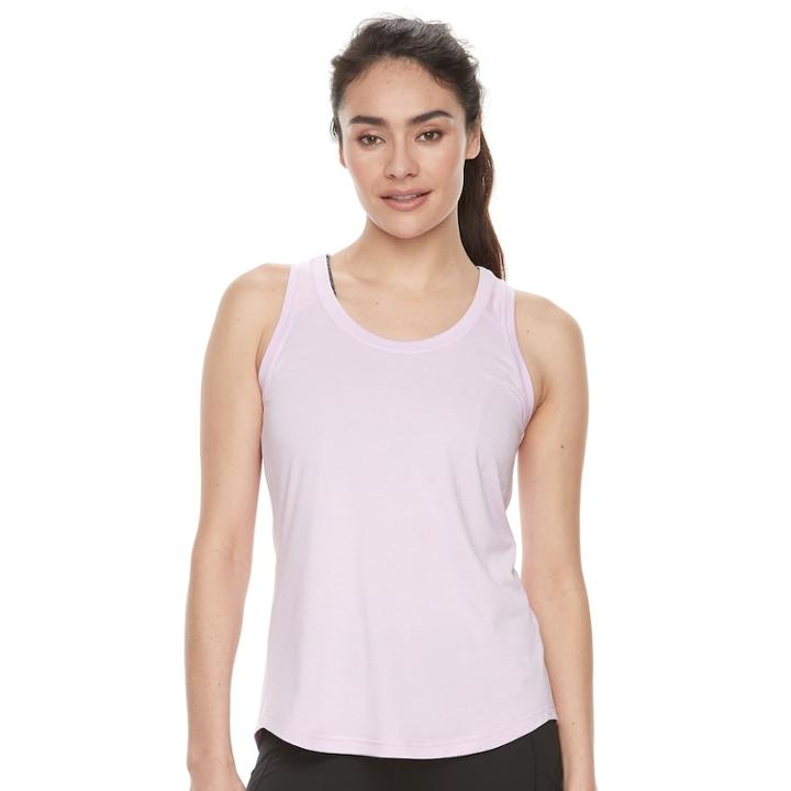 Women's Tek Gear&reg; Performance Base Layer Tank, Size: Medium, Lt Purple