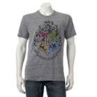Men's Harry Potter Hogwarts Crest Tee, Size: Small, Grey Other