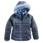 Girls 4-16 Free Country Boarder Heavyweight Jacket, Size: 6x, Med Grey