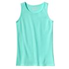 Toddler Girl Jumping Beans&reg; Basic Ribbed Tank Top, Size: 4t, Brt Green