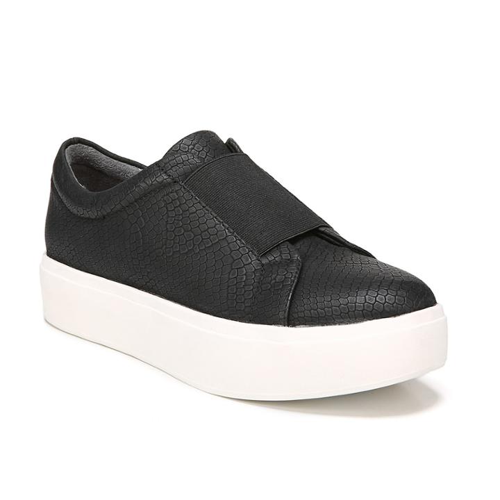 Dr. Scholl's Kinney Band Women's Sneakers, Size: Medium (7), Black