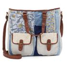Mudd&reg; Floral Patchwork Convertible Tote, Women's, Blue