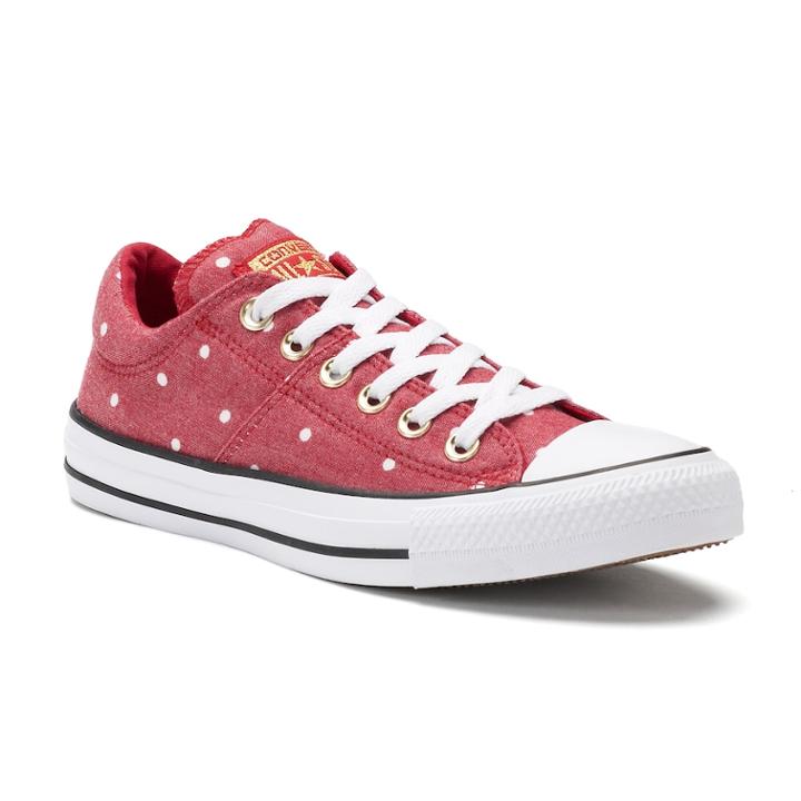 Women's Converse Chuck Taylor All Star Polka-dot Madison Sneakers, Size: 8, Light Pink