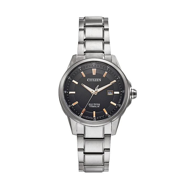Citizen Eco-drive Men's Ti + Ip Super Titanium Watch - Aw1490-50e, Grey