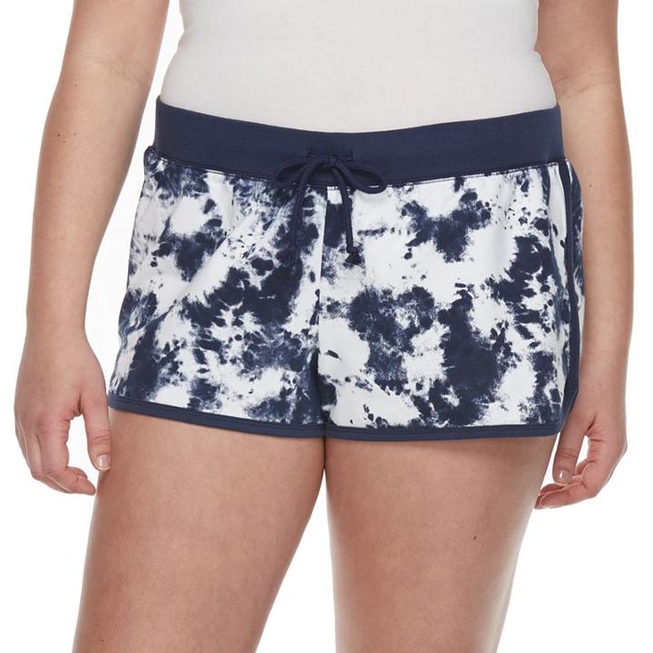 Juniors' Plus Size So&reg; Beach Squad French Terry Shorts, Size: 3xl, Blue