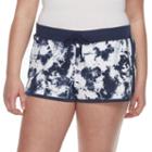 Juniors' Plus Size So&reg; Beach Squad French Terry Shorts, Size: 3xl, Blue