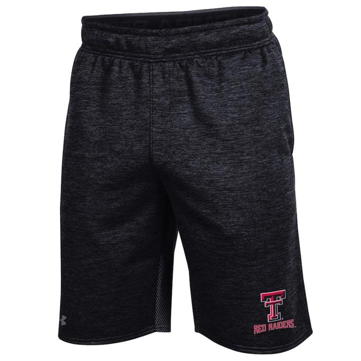 Men's Under Armour Texas Tech Red Raiders Tech Shorts, Size: Xl, Black