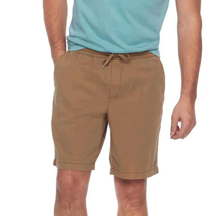 Men's Sonoma Goods For Life&trade; Modern-fit Dock Shorts, Size: Medium, Med Brown