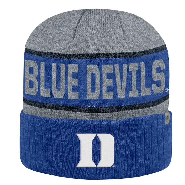 Adult Top Of The World Duke Blue Devils Below Zero Ii Beanie, Adult Unisex, Med Blue