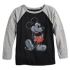 Disney's Mickey Mouse Boys 4-12 Raglan Graphic Tee By Jumping Beans&reg;, Size: 10, Grey (charcoal)