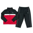 Boys 4-7 Puma Tricot Colorblock Jacket & Pants Set, Boy's, Size: 6, Black