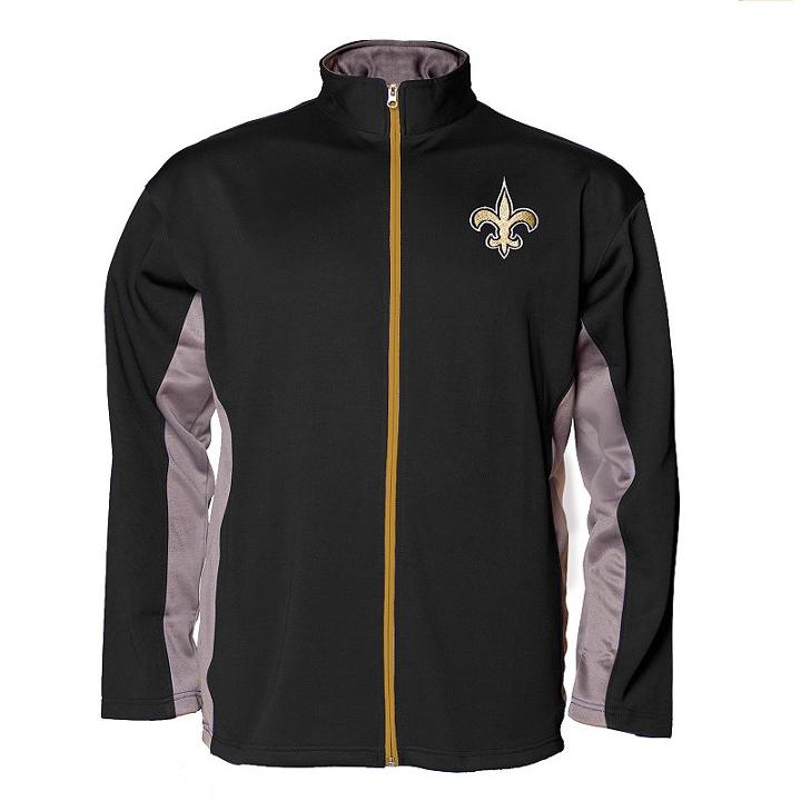 Big & Tall New Orleans Saints Jacket, Men's, Size: M Tall, Black