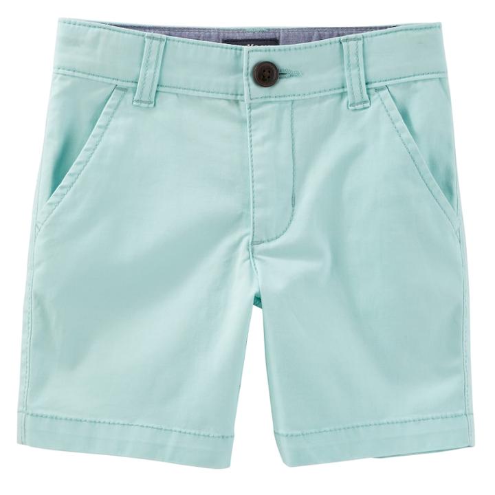 Boys 4-12 Oshkosh B'gosh&reg; Flat Front Short, Size: 5, Med Blue