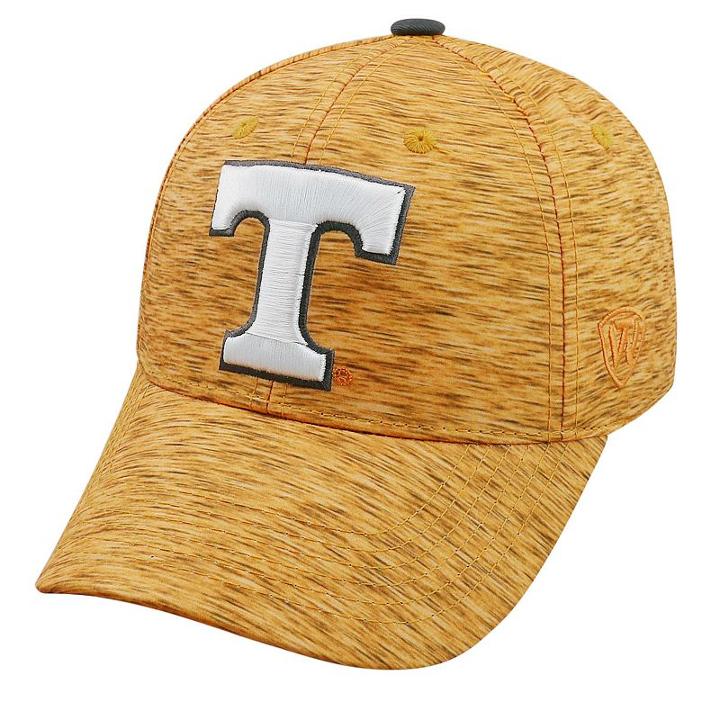 Adult Tennessee Volunteers Warp Speed Adjustable Cap, Men's, Lt Orange
